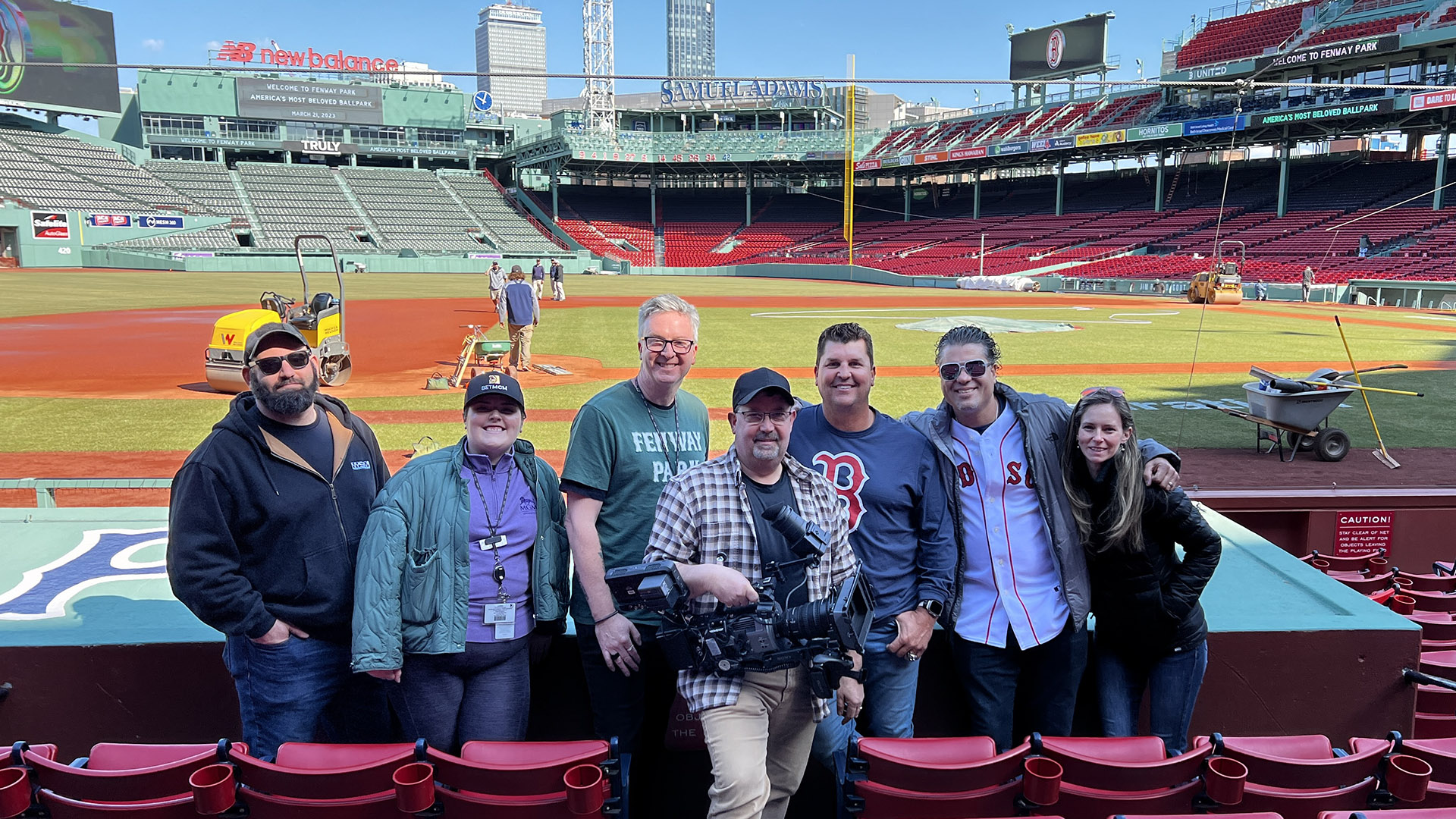 NYSM camera rig at Fenway