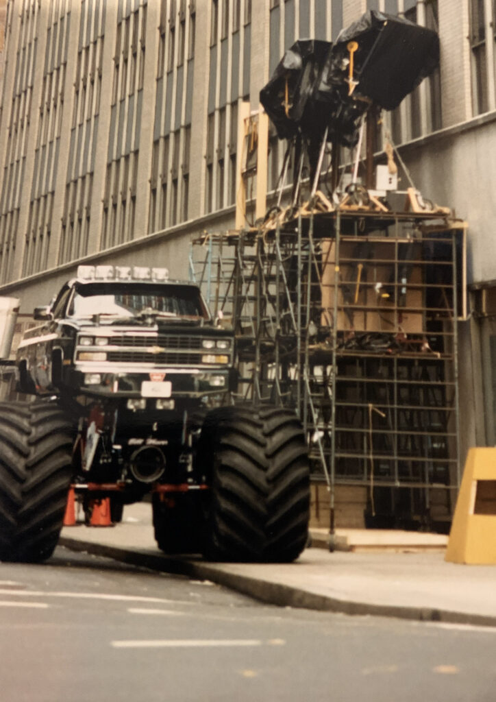 Behind-the-scenes photo from Quick Change production history